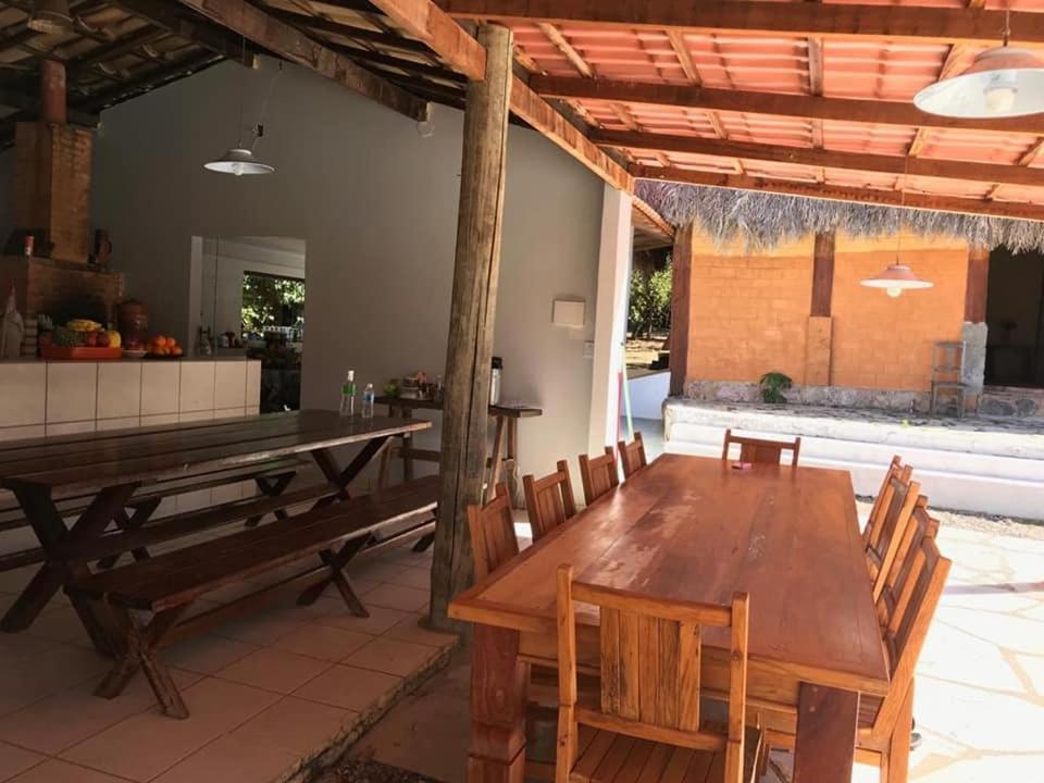 Pousada E Camping Aldeia Da Lua เซาจอร์จิ ภายนอก รูปภาพ