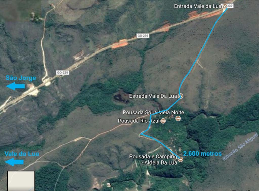 Pousada E Camping Aldeia Da Lua เซาจอร์จิ ภายนอก รูปภาพ